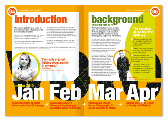 booklet design, guide design, leaflet design